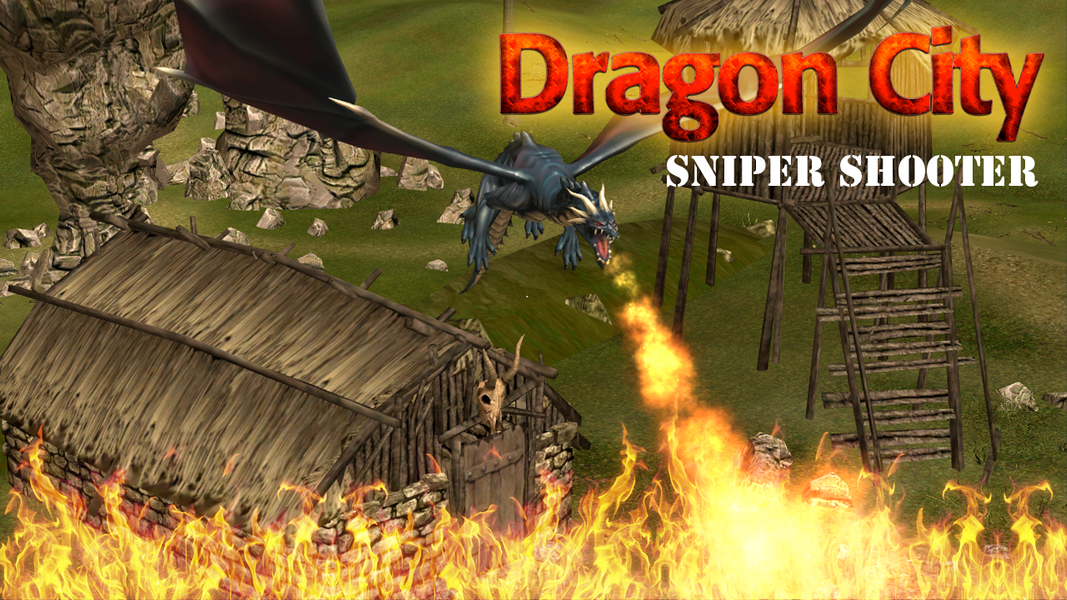 Dragon Sniper 3D Shooting Gun - Gameplay image of android game