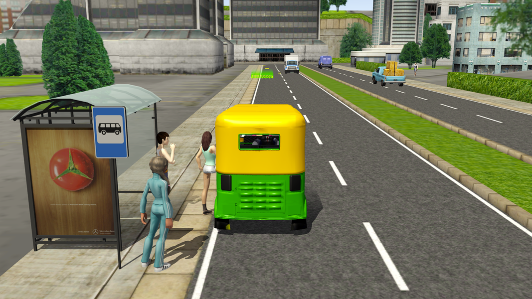 Tuk Tuk Rickshaw City Driving - عکس بازی موبایلی اندروید
