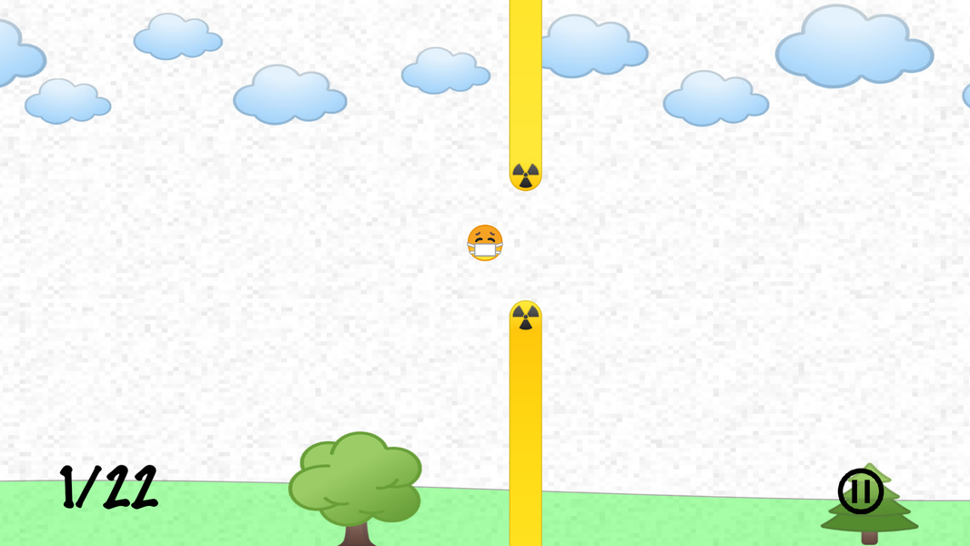 flappy emoji - Gameplay image of android game