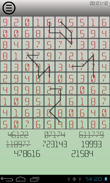 Numbers search - عکس برنامه موبایلی اندروید