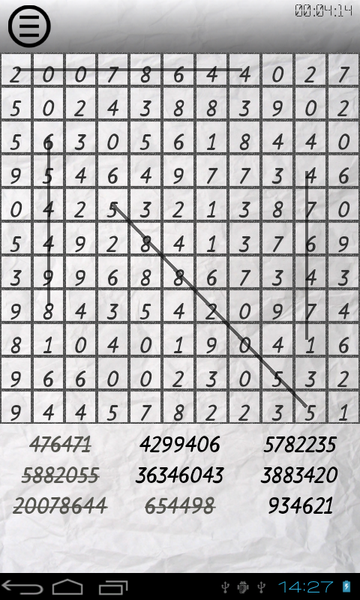 Numbers search - عکس برنامه موبایلی اندروید