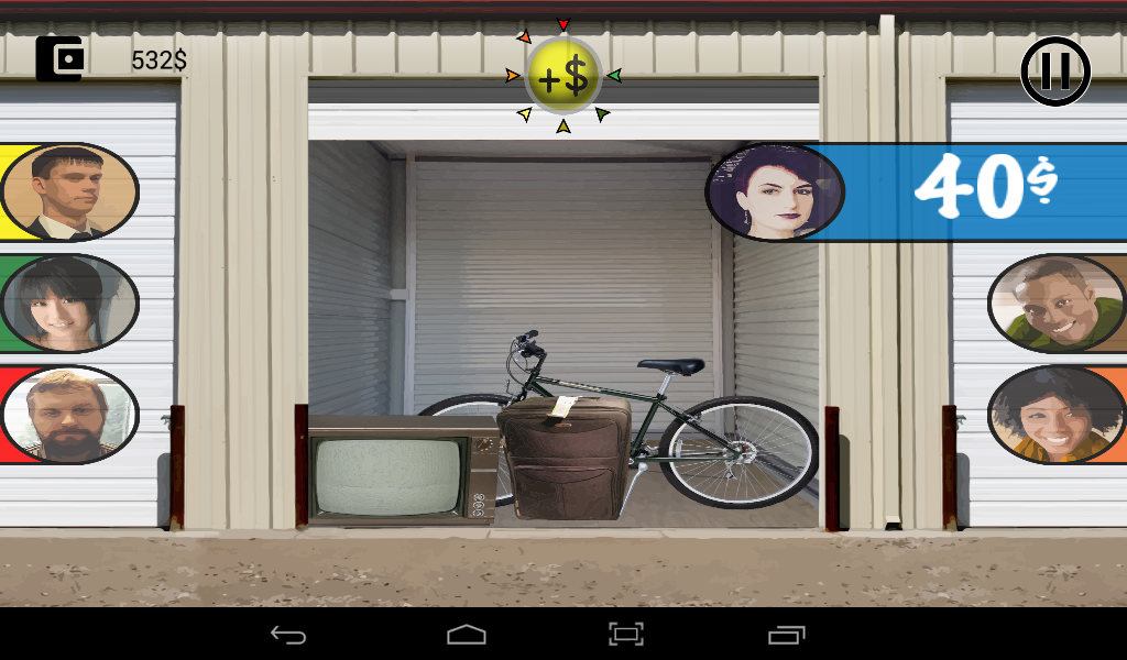 storage bidder - Gameplay image of android game