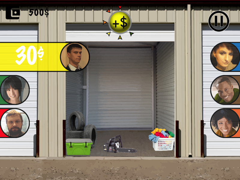 storage bidder - Gameplay image of android game