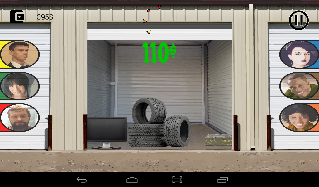storage bidder - Gameplay image of android game
