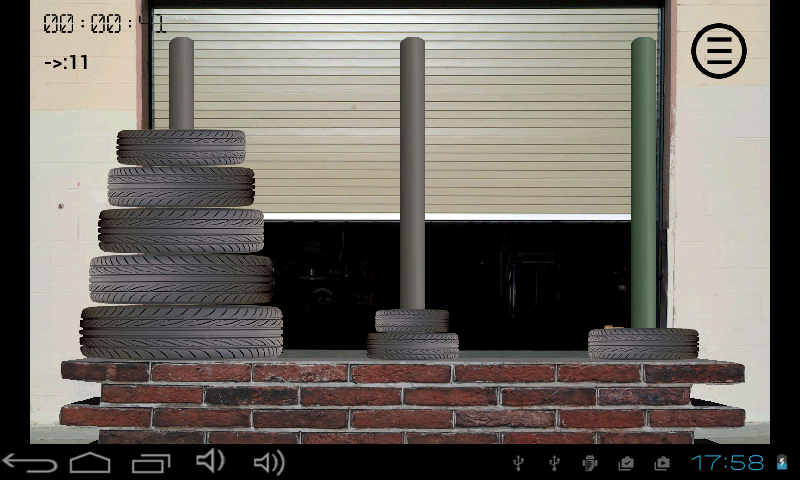 Tower of Hanoi - عکس بازی موبایلی اندروید