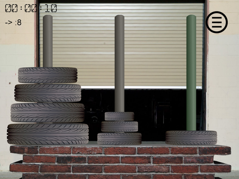 Tower of Hanoi - عکس بازی موبایلی اندروید