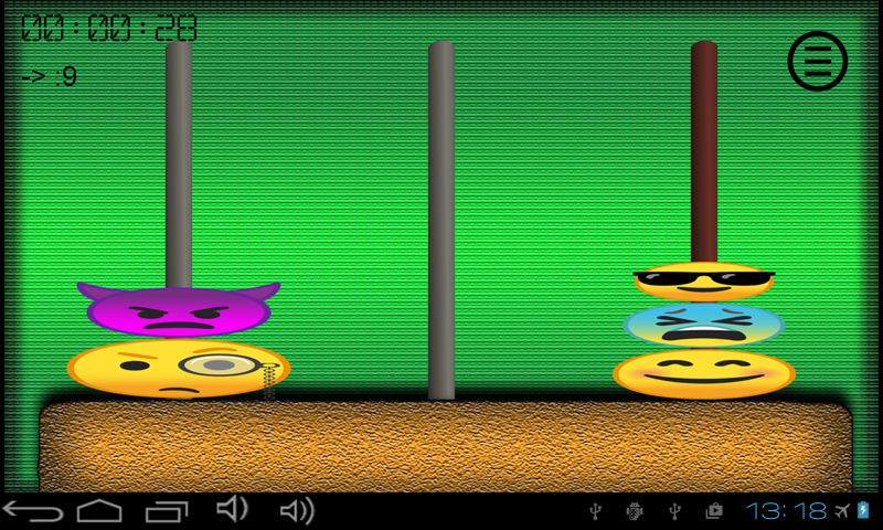 Tower of Hanoi - عکس بازی موبایلی اندروید
