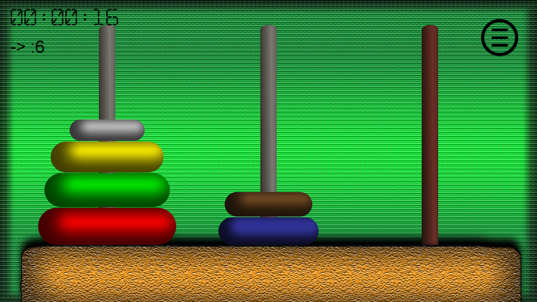 Tower of Hanoi - عکس بازی موبایلی اندروید