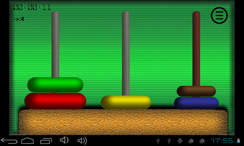 Tower of Hanoi - عکس بازی موبایلی اندروید