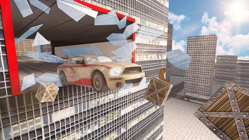 City Rooftop Stunt Car Racing Ramps - عکس برنامه موبایلی اندروید