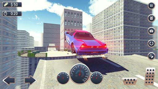 City Rooftop Stunt Car Racing Ramps - عکس برنامه موبایلی اندروید