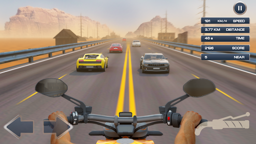 Highway Bike Traffic Drive - Gameplay image of android game