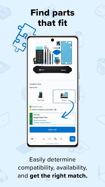 iFixit - عکس برنامه موبایلی اندروید