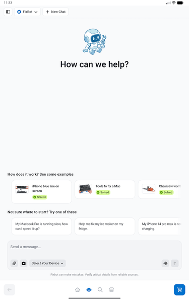 iFixit - عکس برنامه موبایلی اندروید