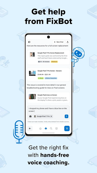 iFixit - عکس برنامه موبایلی اندروید