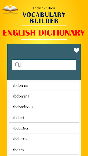 English Vocabulary Builder - Image screenshot of android app