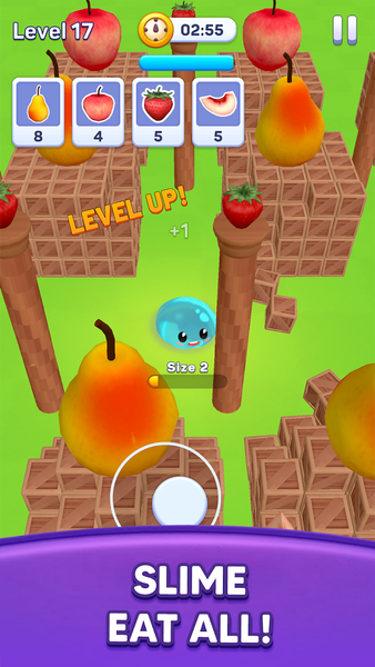 Slime Eats All - Gameplay image of android game