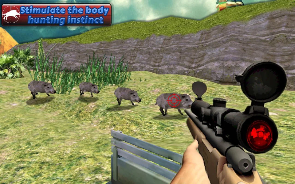 Animal Hunt Sniper Shooter - Gameplay image of android game