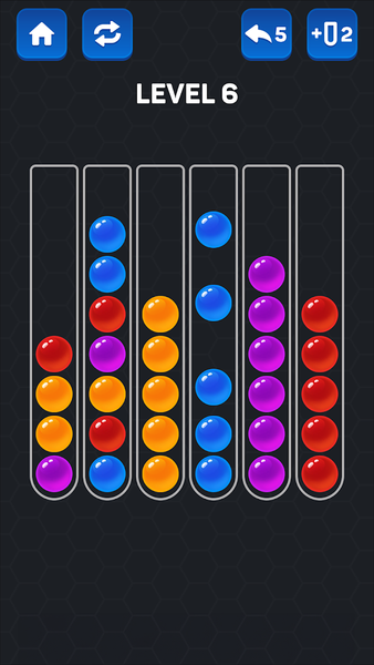 Ball Sort Color - Puzzle Game - Gameplay image of android game