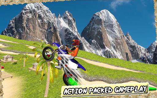 Beach Moto Bike Stunts - Gameplay image of android game