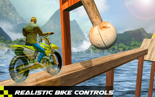 Stuntman Bike Race - Gameplay image of android game