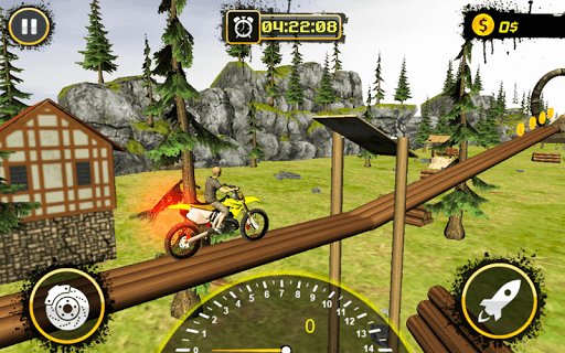 Stuntman Bike Race - Gameplay image of android game