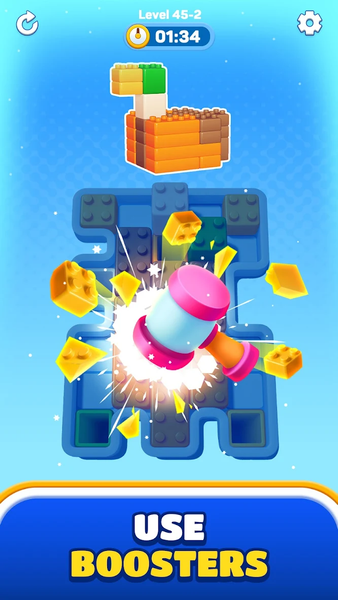 Color Block Sort - Gameplay image of android game