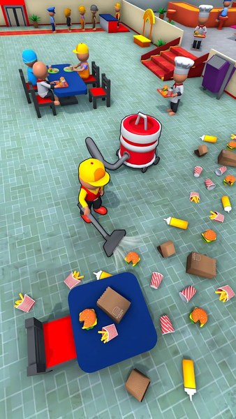 Clean Up Crew Restaurants Rush - Gameplay image of android game