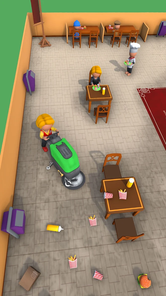 Clean Up Crew Restaurants Rush - Gameplay image of android game