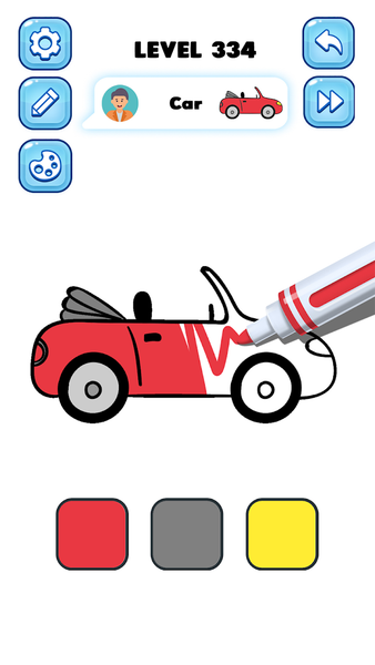 Car Coloring Pages ASMR - Gameplay image of android game