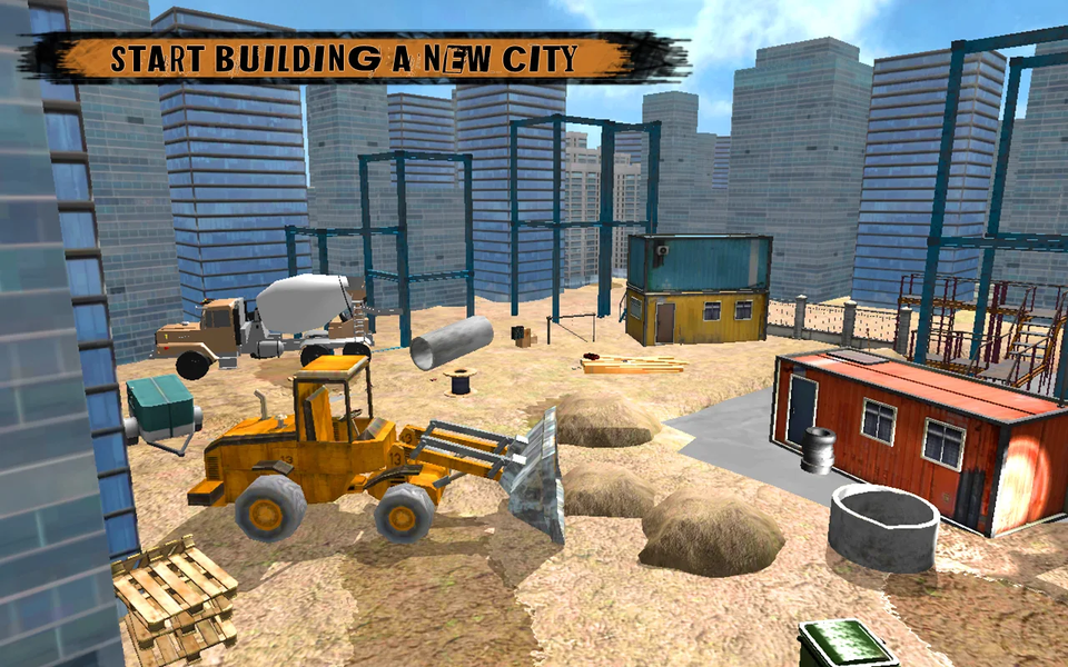 Construction Truck Sim - Gameplay image of android game