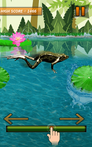 Frog Jumping Mania - Gameplay image of android game