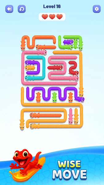 Gecko Go - Gameplay image of android game