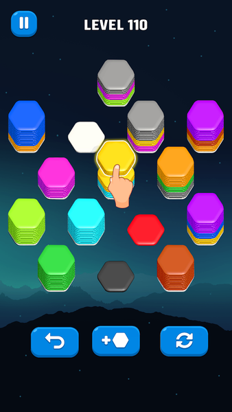 Hexa Color Sort Puzzle - عکس بازی موبایلی اندروید