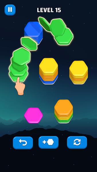 Hexa Color Sort Puzzle - عکس بازی موبایلی اندروید