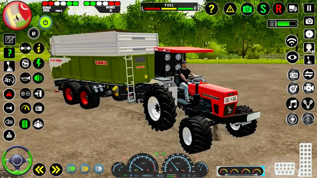 Modern Tractor Simulator Game - Gameplay image of android game