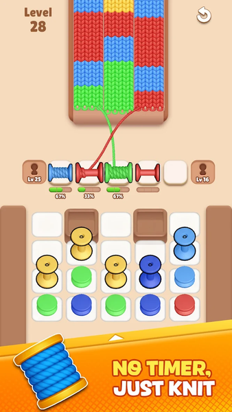 Knit Frenzy - Gameplay image of android game