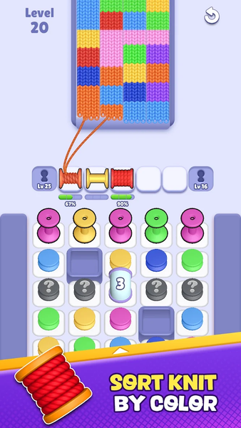 Knit Frenzy - Gameplay image of android game