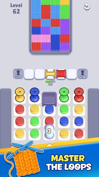 Knit Frenzy - Gameplay image of android game