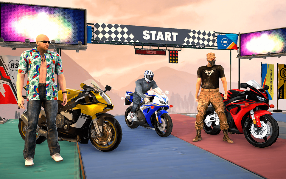 Mega Ramp Bike Stunt Games 3D - Image screenshot of android app