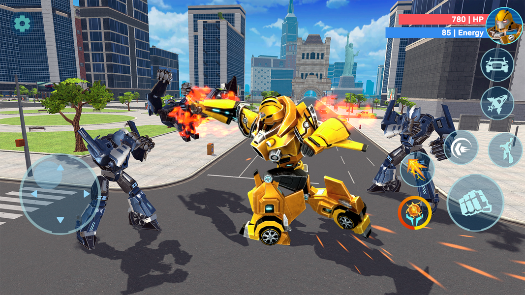 Robot Fighting Game: Mech Era - Gameplay image of android game