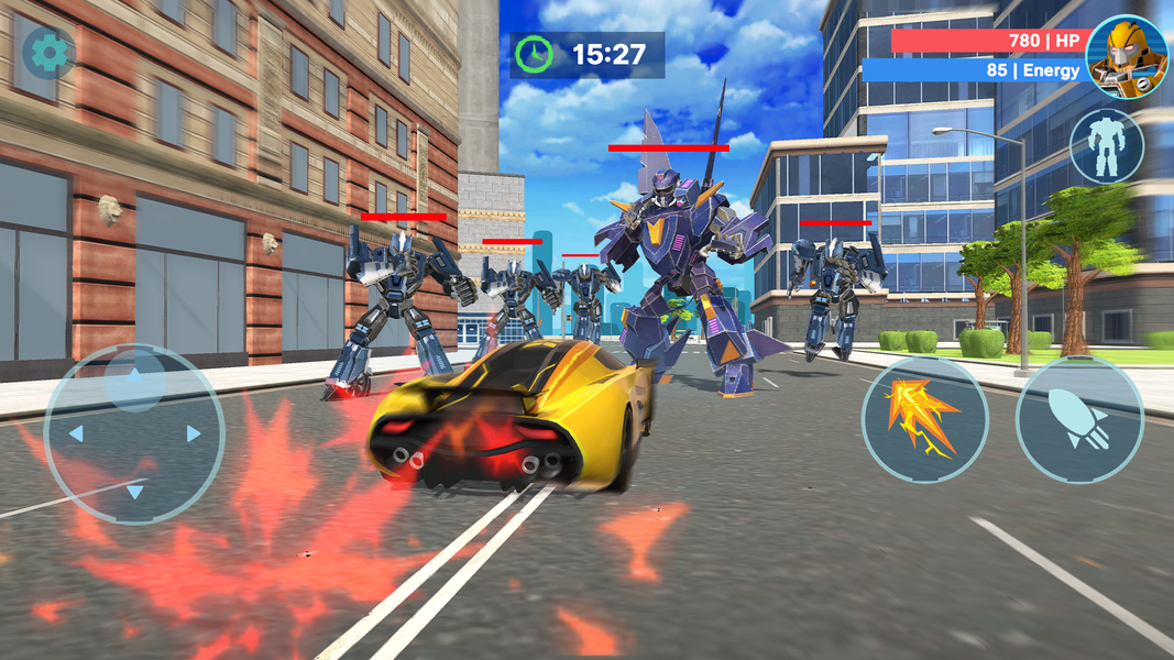 Robot Fighting Game: Mech Era - Gameplay image of android game