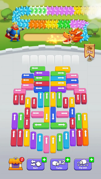 Kingdom Rescue Puzzle - Gameplay image of android game