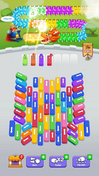 Kingdom Rescue Puzzle - Gameplay image of android game