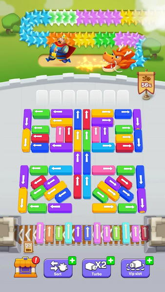 Kingdom Rescue Puzzle - Gameplay image of android game