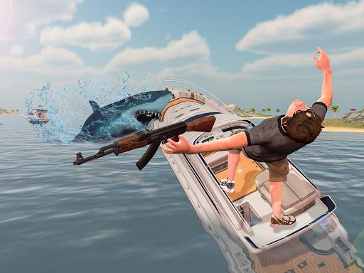 Underwater Shark Hunting- Free Shark Games 2020 - Gameplay image of android game