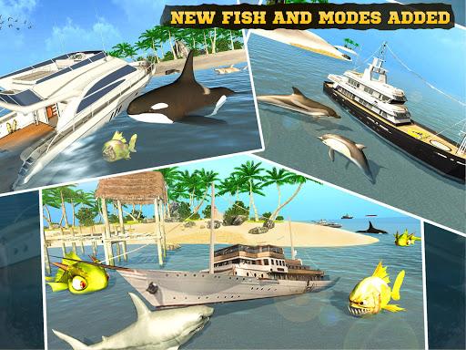 Underwater Shark Hunting- Free Shark Games 2020 - Gameplay image of android game