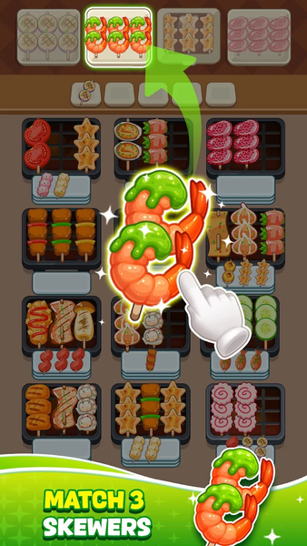 Skewer Jam: Food Sort - Gameplay image of android game