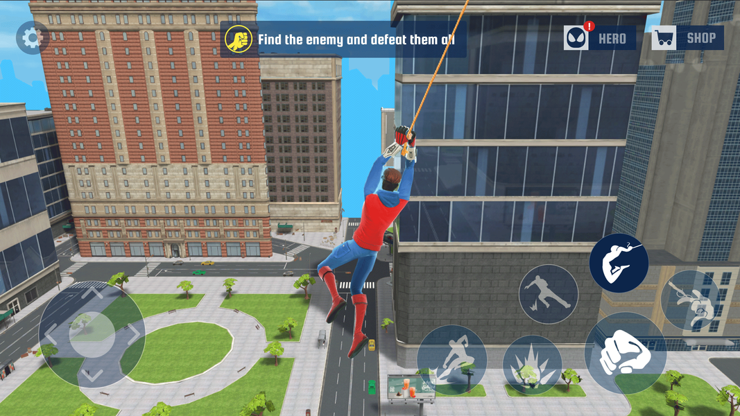 Spider Fighting: Hero Game - Gameplay image of android game