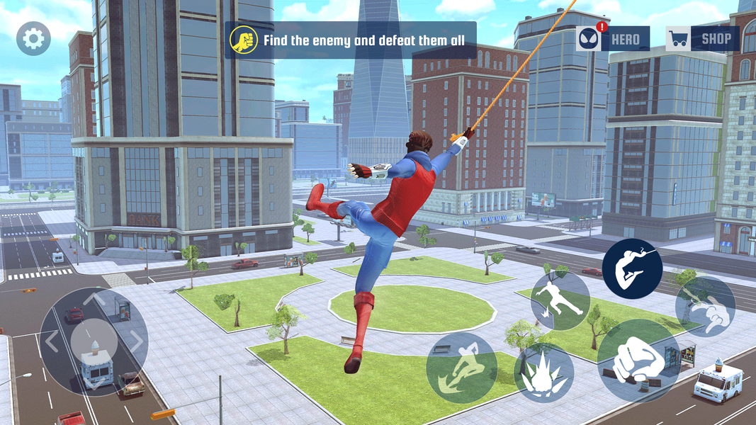 Spider Fighting: Hero Game - Gameplay image of android game